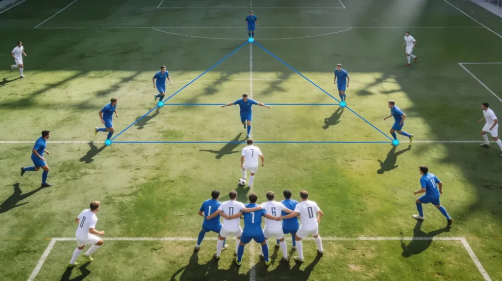Позиционная игра в футболе: как команды контролируют пространство